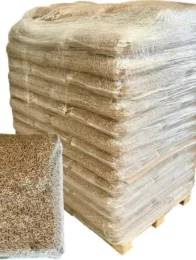 Eichenholzpellets 6 mm – 1020 kg (68 x 15 kg) – Premium Qualität