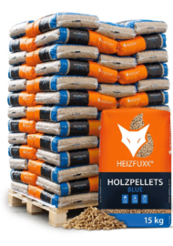 Heizfuxx Holzpellets Blue 15kg x 65 Sack 975kg Palette