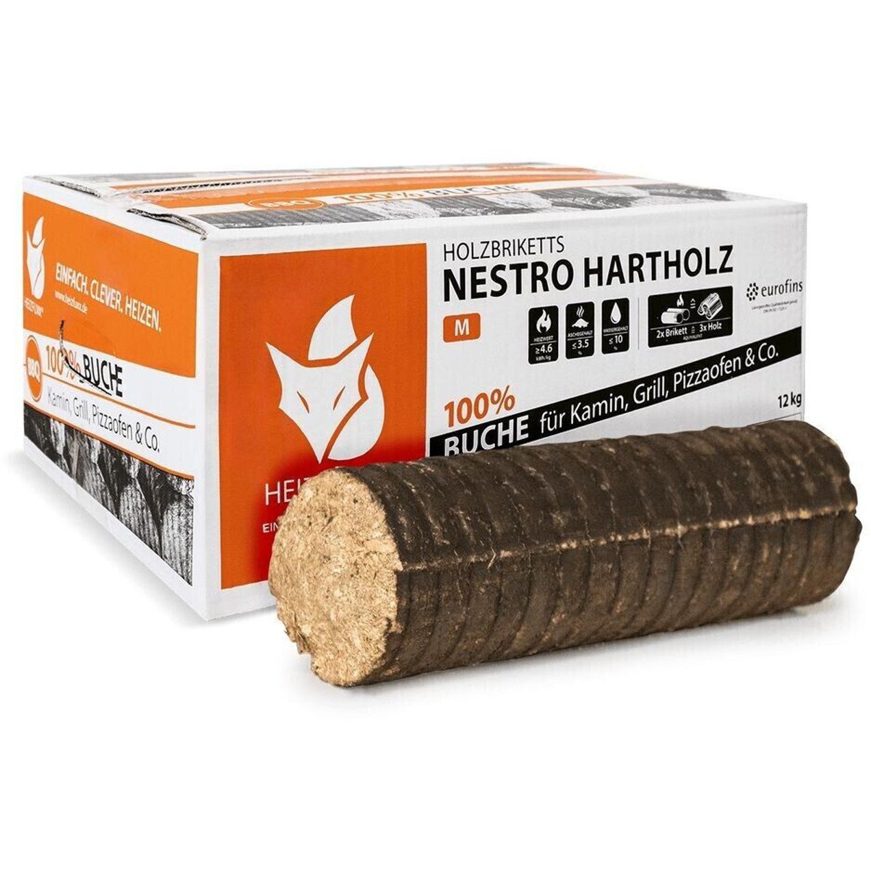 Heizfuxx Nestro Hartholz – 81 x 12 kg Palette