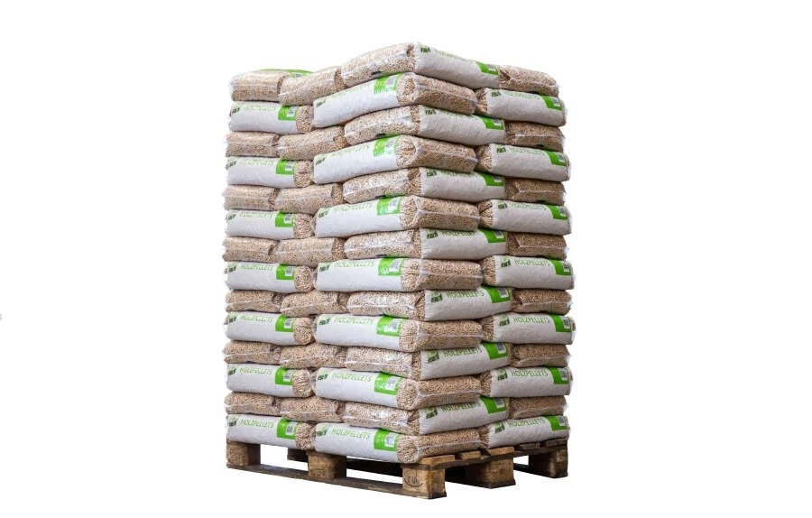 Holzpellets Heizpellets 65 x 15 kg Weichholz Sackware Pellet aus Holz EN plus
