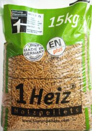 Holzpellets Sackware 1Heiz ENplusA1 deutschlandweite Lieferung 975Kg Palette