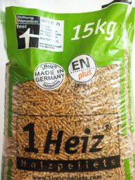 Holzpellets Sackware 1Heiz ENplusA1 deutschlandweite Lieferung 975Kg Palette