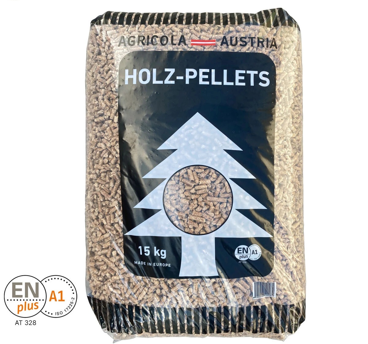 Holzpellets Sackware Heizpellets Premium Pellets 6 mm - 495 kg | 990 kg Palette