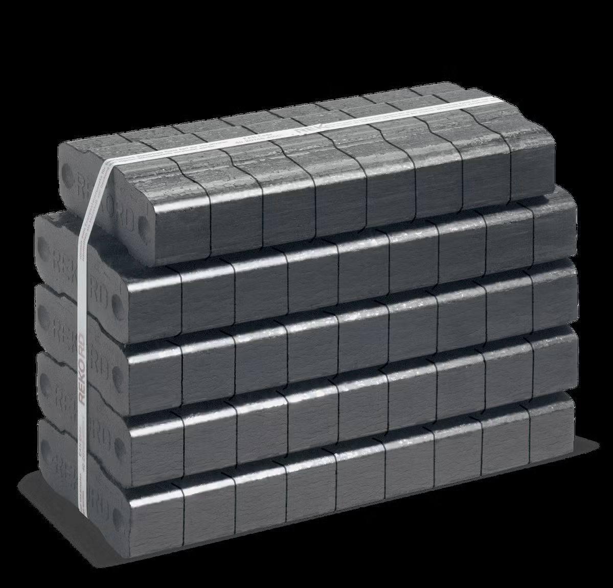 Rekord Braunkohlebriketts 25kg x 40 Gebinde 1000kg Palette